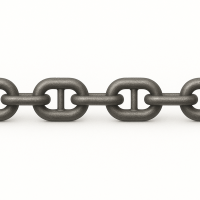Цепь круглозвенная с распорками А2-2,5-24х96