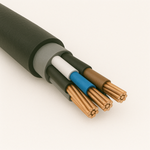 Кабель контрольный алюминиевый АКВБбШв 5х2,5 многожильный круглый в наличии в Туле