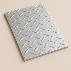 Алюминиевый рифленый лист даймонд 1,2х2000х6000 мм АМцС в наличии в Туле