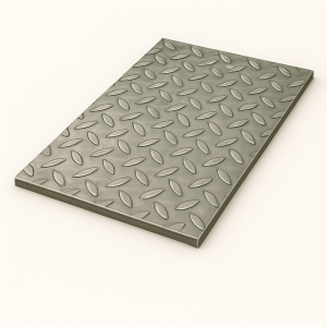 Лист стальной рифленый 3х1250х2500 мм чечевица Ст3пс в наличии в Туле