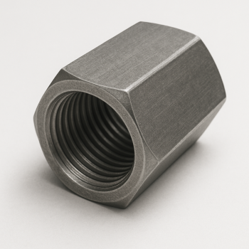 Гайка соединительная никелированная 07Х21Г7АН5 М8 мм DIN 6334 в наличии в Туле