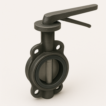 Затвор чугунный дисковый ДУ 400 РУ 10 ГОСТ 12521-89 в наличии в Туле