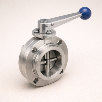 Клапан Бабочка S-S AISI 316 DN 32 (35х1,5) в наличии в Туле