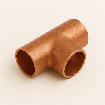 Тройник медный для высокотемпературной пайки 14 мм Cu-DHP ГОСТ 32590-2013 в наличии в Туле
